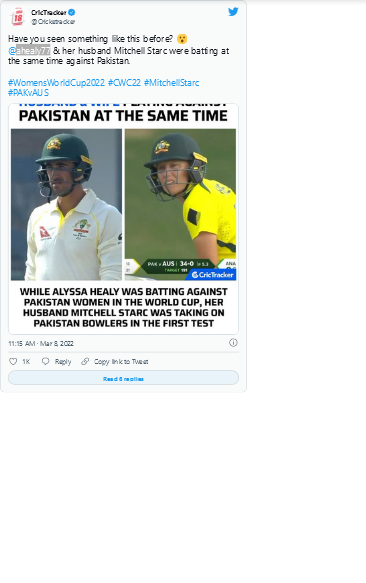 WomensWorldCup2022, CWC22, MitchellStarc, PAKvAUS, ahealy77, PAKvAUS, World Cup, Pakistan cricket, cricket, Pindi, Women's World Cup, Australia,