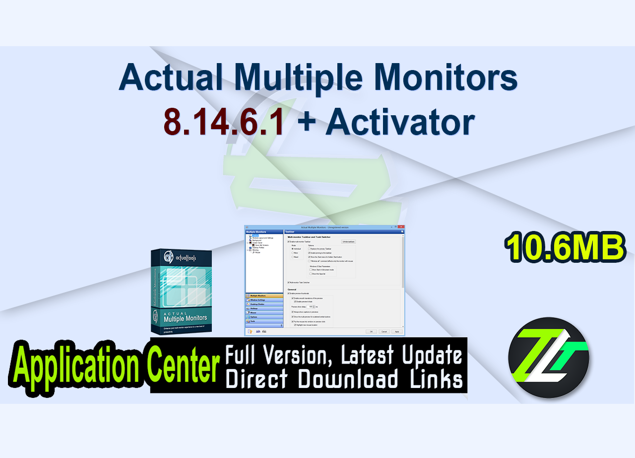 Actual Multiple Monitors 8.14.6.1 + Activator