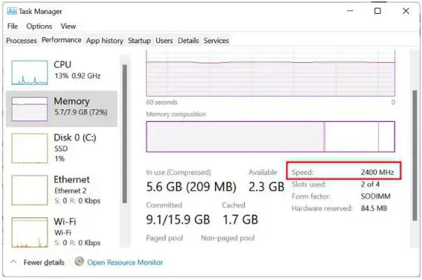 كيفية التحقق من نوع ذاكرة الوصول العشوائي RAM DDR على نظام التشغيل ويندوز (5 طرق فعالة)