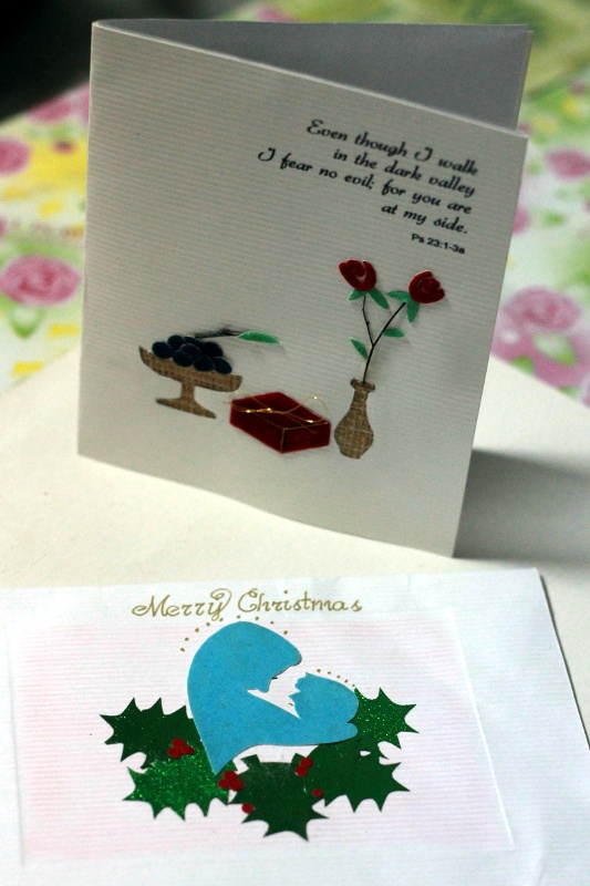 Handmade Card featuring Sinamay and Alambrillo branch