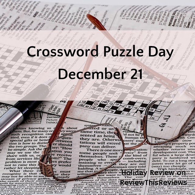 Image of a crossword in a newspaper