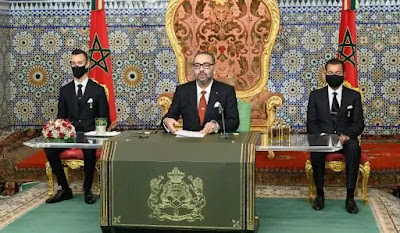 الملك محمد السادس نصره الله تجاهل الجزائر ووجه رسالة لأوروبا....
