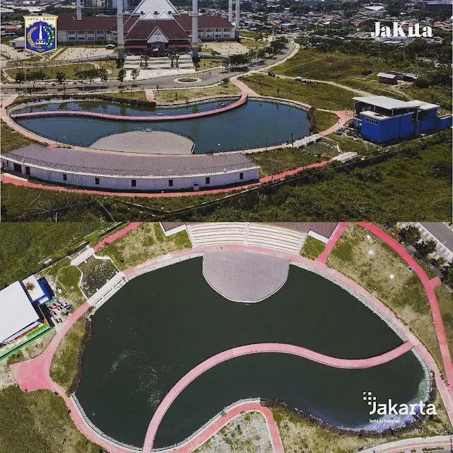 Waduk Daan Mogot saat ini sedang menjadi primadona warga Kalideres dan sekitarnya Anies Unggah Foto-foto Waduk Daan Mogot Yang Baru Selesai, Netizen: Kirain di Eropa