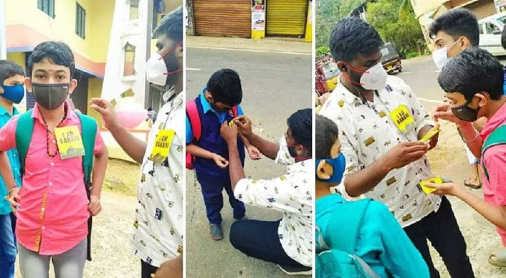 PFI goons force school going children to wear 'I am babri' badge in Kerala