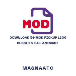 Download 50 Mod Pickup l300 Bussid 6 Full Animasi