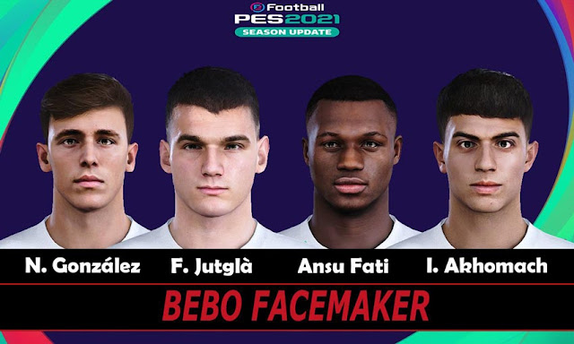 FC Barcelona Facepack vol.3 For eFootball PES 2021