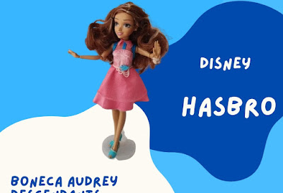 Chegou no MercadoLivre Boneca Audrey Disney Descendants Signature Usada, Incompleta