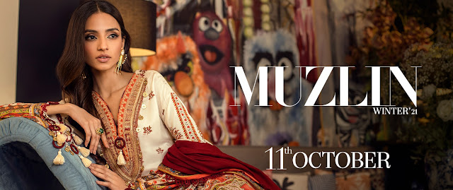 Sana Safinaz Unstitched Muzlin Winter Collection 2021