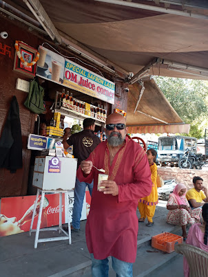 My favourite drink on the travel path is "LASSI" in India.Excellent "LASSI" in Jodhpur.