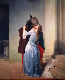 The allegorical painting, Il bacio, is seen by some as Hayez's finest work