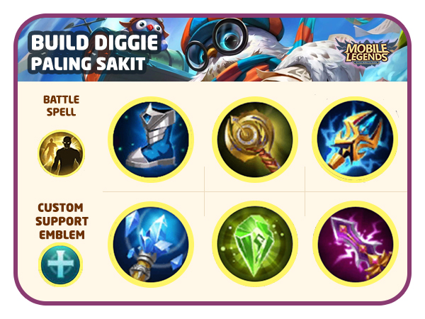 Best Diggie Mobile Legends Build Recommendations
