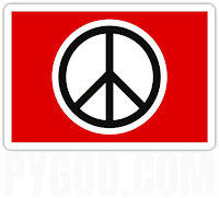 Peace Sign Nazi Flag Parody.  PYGear.com