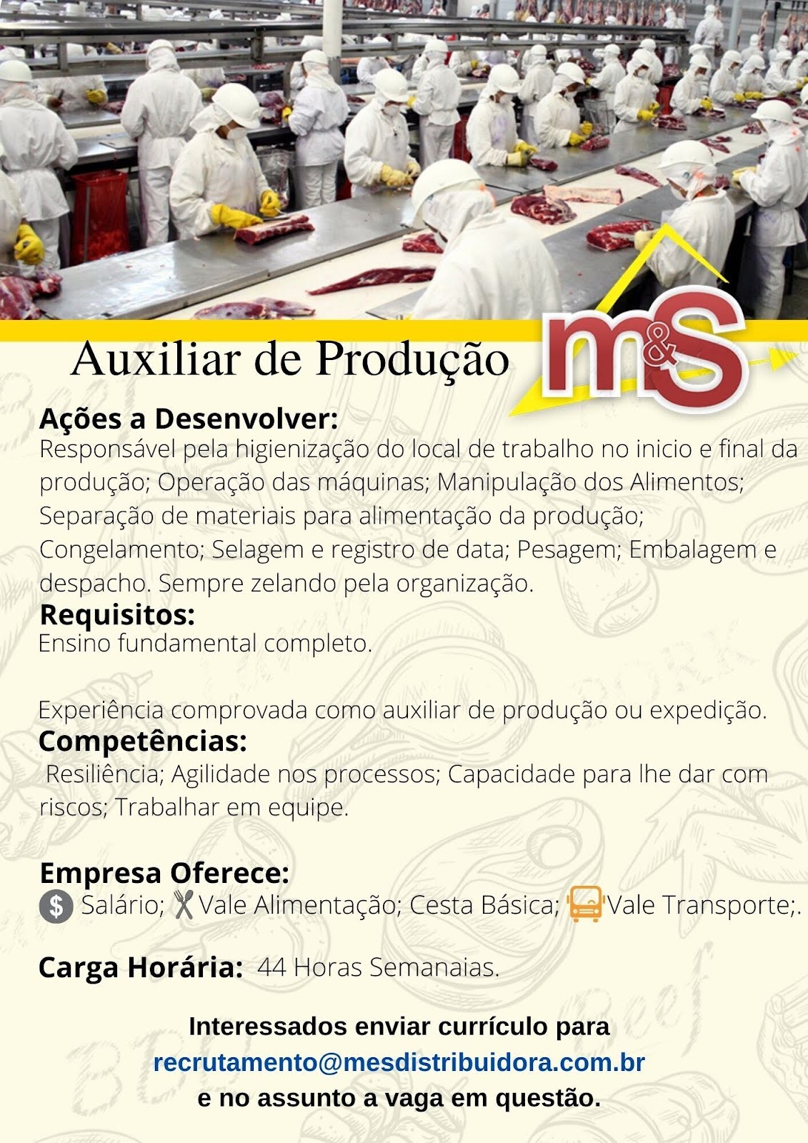 AUXILIAR DE PRODUÇÃO