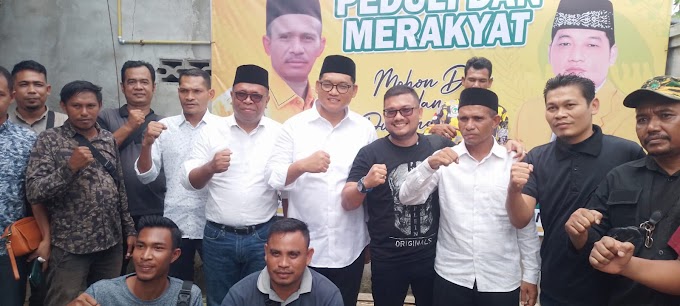 Kolaborasi tiga caleg Golkar gelar Silaturahmi, diskusi dan sosialisasi serta santuni anak yatim