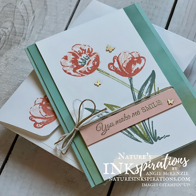 CAS(e) the catalog with Flowering Tulips | Nature's INKspirations by Angie McKenzie
