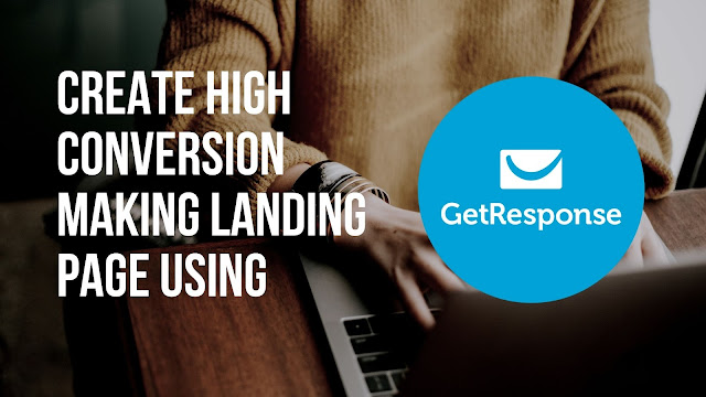 how to create landing page in getresponse