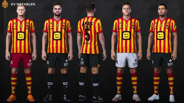 K.V. Mechelen 2021-2022 Kits For eFootball PES 2021