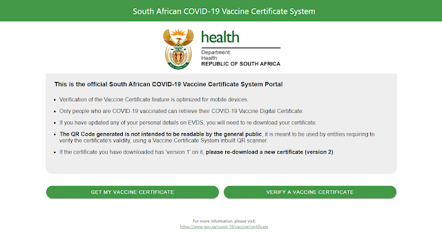 Learn About Vaccine Certificate South Africa Download