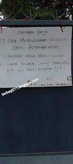 Lowongan Kerja PT Cakra Kreasi Garnindo