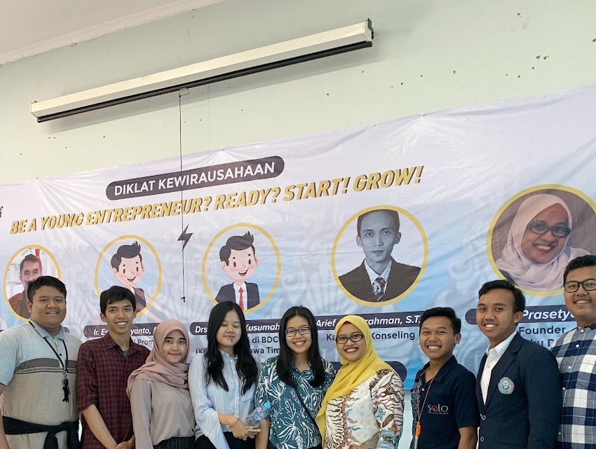 Mengisi Diklat Kewirausahaan di Universitas Hang Tuah Surabaya, 2019
