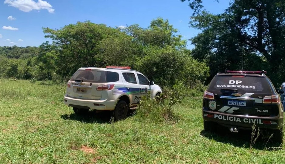 Polícia Civil de Nova Andradina e Perícia Criminal compareceram ao local ©Reprodução/PoliciaCivil