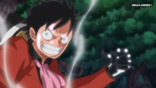 ワンピースアニメ WCI編 846話 ルフィ かっこいい Monkey D. Luffy | ONE PIECE ホールケーキアイランド編