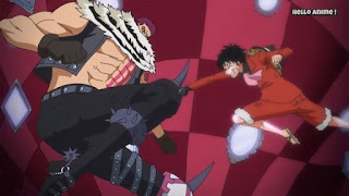 ワンピースアニメ WCI編 851話 鏡世界 ルフィ カタクリ Luffy vs Katakuri | ONE PIECE ホールケーキアイランド編