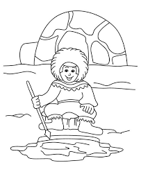 Eskimo Coloring Pages