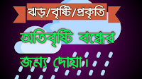 [ ঝড়/বৃষ্টি/প্রকৃতি ] অতিবৃষ্টি বন্ধের জন্য দোয়া। 