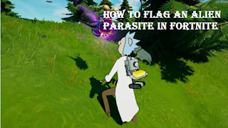 How to flag an alien parasite in Fortnite, this read