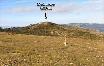 Montemayor visto desde la zona de las antenas