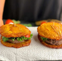 Image of plantain burger