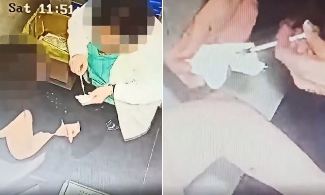 Italian Nurse caught injecting vaccine into a tissue paper before issuing Covid pass in 'anti-vax scam'