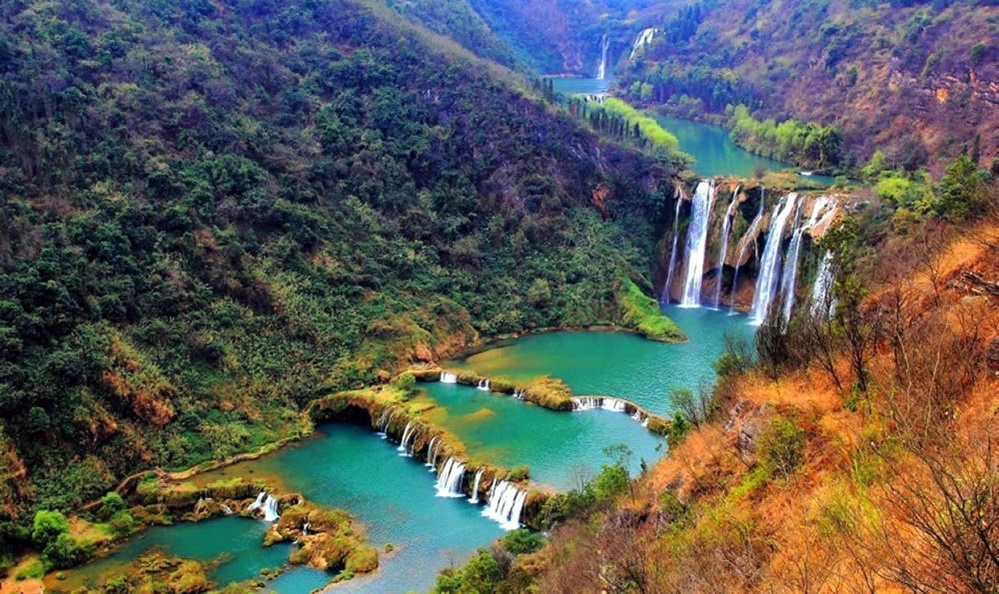 น้ำตกจิ่วหลง (Jiulong Waterfall: 九龙瀑布群)