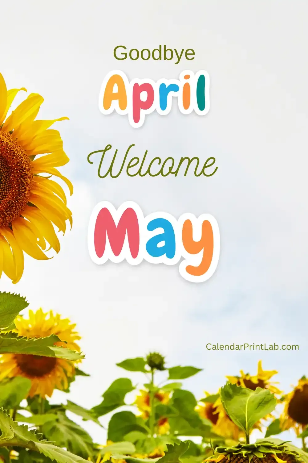 Goodbye April Welcome May Image