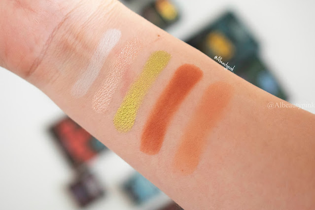 ColourPop Misunderstood paleta swatches