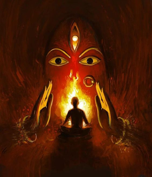 5 visages de la déesse(Les) : le souffle, le rêve, l'amour, la mort,  l'initiation selon le tantrisme hindou