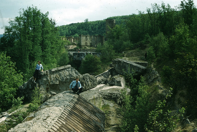 Demolished bunker of Adlerhorst in Germany.