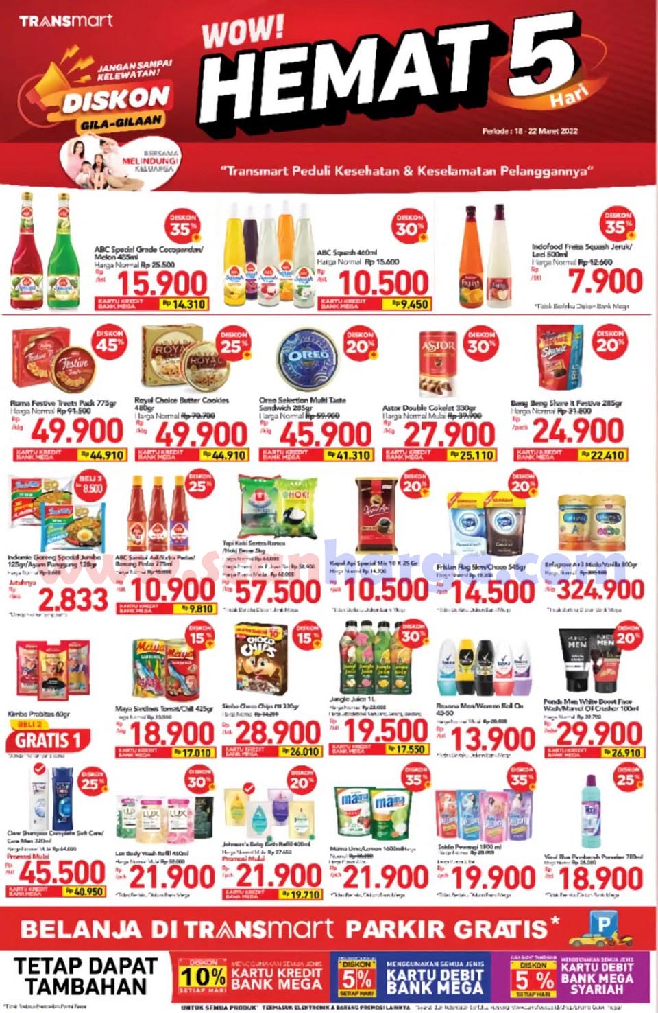 Carrefour Transmart Weekend 18 - 22 Maret 2022