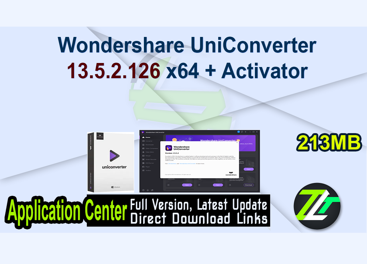 Wondershare UniConverter 13.5.2.126 x64 + Activator