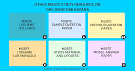 MSBTE Study Resources