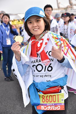 2016 TOKYO MARATHON race finisher