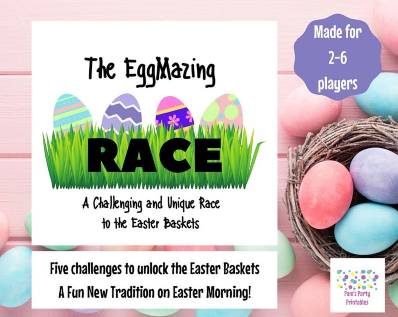 easter egg hunt race game