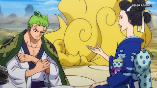 ワンピースアニメ 899話 ワノ国編 | ONE PIECE ロロノア・ゾロ  Roronoa Zoro