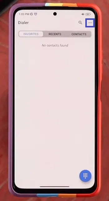 حل مشكلة تعطيل مستشعر القرب Xiaomi من إعدادات الخطوة الثالثة