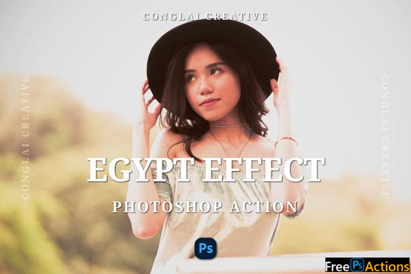 Egypt Effect Photoshop Action