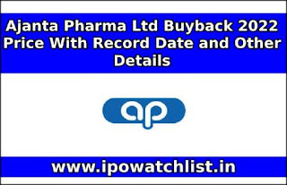 Ajanta Pharma Ltd Buyback