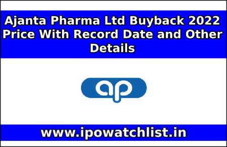 Ajanta Pharma Ltd BuyBack 2020, Buyback Price With Record Date and Other Details