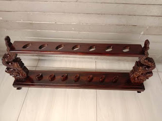 Jagrak Tempat Keris Ukiran Naga bukalapak