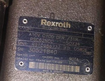 REXROTH A10V 0100 HYDDRAULIC MOTOR